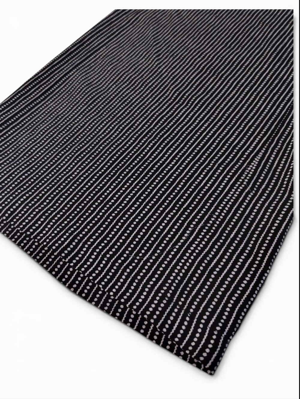 🆕️ Max Studio Black & White Striped Pull-on Cropped Wide Leg Pant Womens Large - Picture 3 of 11